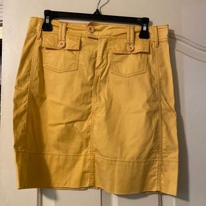 Golden yellow skirt size 2
